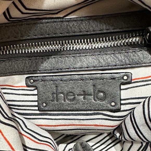 She + Lo Gray Perforated Crossbody Bag - Moto Inspired - Picture 2 of 14